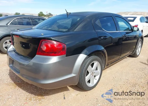 2013 Dodge Avenger Se z USA, uszkodzony, nr VIN 1C3CDZAB4DN563183
